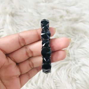 Magnetic Closure Black Bracelet